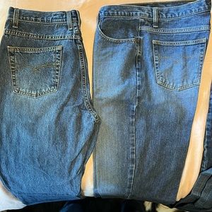 2 pairs Cruel Girl jeans, size 11R. One is boot cut, the other is relaxed fit.